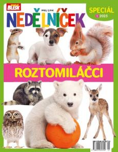 Dárek za předplatné - Speciál Roztomiláčci v hodnotě 99 Kč
Nedělníček, časopis pro tvořivé děti, vám tentokrát přináší pořádnou dávku roztomilosti. Na 76 stranách najdete roztomilá zvířátka z domácího prostředí, zoologických zahrad i divoké přírody. Krásné obrázky jsou doplněné říkadly, vtipy a pohádkami. K Nedělníčku samozřejmě patří i luštění, omalovánky a vystřihovánky. Ani o ty v novém speciálu nepřijdete. Součástí časopisu jsou i čtyři plakáty. Platí pro nové předplatitele. Dárek v hodnotě 99 Kč zdarma. 

Akce je omezena do vyprodání zásob. Platí do 28. 2. 26.