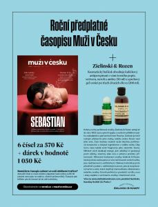 K ročnímu předplatnému za 570 Kč získáte kosmetický balíček Zielinski & Rozen v hodnotě 1050 Kč. Nabídka platí do vyčerpání zásob!