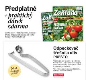 dárek k předplatnému časopisu Zahrada prima nápadů