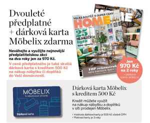 dárek k předplatnému časopisu HOME