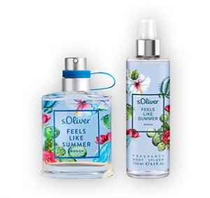 MV2605 Roční předplatné+  SADA VŮNÍ S.OLIVER FEELS LIKE SUMMER (2 ks)  . Akce platí do vyčerpání zásob a úhradě do 20.5.2026.   Bonus odesílán na plátce a pouze po ČR.   Popis produktu: Květinově-ovocná, veganská
limitovaná edice navazuje
na úspěšnou řadu FEELS LIKE
SUMMER. Vrací se jako reedice
oblíbené vůně z roku 2022
– tentokrát poprvé doplněná
i osvěžujícím parfémovaným
tělovým sprejem. Vůně s.Oliver FEELS LIKE SUMMER evokuje bezstarostnou atmosféru
léta a touhu po dobrodružství. Svěží úvod s bergamotem, jablkem
a mandarinkou přináší jiskřivou energii, která se postupně rozvíjí do jemně
květinového srdce z pomerančového květu, bílé pivoňky a jasmínu. Celou
kompozici uzavírají hřejivé tóny mošusu a pačuli, jež vůni dodávají hloubku
a dlouhou výdrž. Pro ženu kouzelné lahvičky plné snění. Sada obsahuje:  Toaletní voda, 30 ml  Parfémovaný tělový sprej, 250 ml