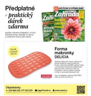 dárek k předplatnému časopisu Zahrada prima nápadů
