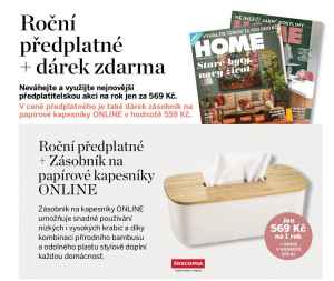 dárek k předplatnému časopisu HOME