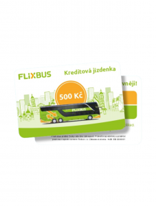 K předplatnému získáte poukaz od společnosti FLIXBUS v hodnotě 500 Kč + 5% zdarma. Platí do vyčerpání zásob. Poukaz je zasílán poštou na adresu plátce.