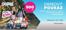 Dárek za předplatné - Oxybag.cz - Voucher na slevu 500 Kč. Poukaz se vztahuje na všechno zboží na e-shopu www.oxybag.cz. Platnost poukazu je od 8.6. do 30.9. 2026. Bude odeslán na email uvedený v objednávce. Akce je omezena do vyčerpání zásob. Akce je určena pouze pro nové předplatitele. 