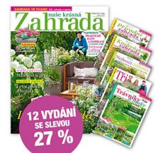 NKZ2607S Nabídka na roční předplatné na 2 tituly   12x Naše krásná zahrada + 5x tematické speciály  , se slevou 27% + DIGI VERZE ZDARMA Je nutno zadat email u odběratele! 