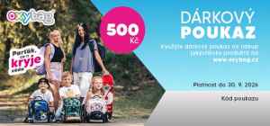 Dárek za předplatné - Oxybag.cz - Voucher na slevu 500 Kč. Poukaz se vztahuje na všechno zboží na e-shopu www.oxybag.cz. Platnost poukazu je od 8.6. do 30.9. 2026. Bude odeslán na email uvedený v objednávce. Akce je určena pro nové předplatitele. Akce je omezena do vyčerpání zásob.