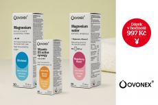Dárek k předplatnému -  Balíček OVONEX v hodnotě 977 Kč. 
 Balíček OVONEX obsahuje produkty: Hořčík 100 ml + Hořčík malina 100 ml + vitamin D3 Aktivní synergie 25 ml. 
   Dárek je odesílán na adresu plátce do 6-ti týdnu od uhrazení. 
