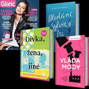 Předplaťte si Glanc na rok 
a získejte 3 knihy z vydavatelství HOST v hodnotě 1197 Kč.



Jean Kwoková - Hledání Sylvie Lee  
Amy se vydává pátrat po své milované starší sestře. 
Netuší však, že ji zdaleka nezná tak dobře, jak si myslela.
   
Dana Thomasová - Vláda módy
V našich šatnících se vedle kabátu a džínů skrývá také environmentální katastrofa, vykořisťování i naděje na změnu.
   
Bernardine Evaristová - Dívka, žena, jiné
Vítejte v Británii, jak ji ještě neznáte. 
Kniha sleduje strhující osudy dvanácti britských žen na strastiplné životní pouti napříč uplynulým stoletím.

Více na www.hostbrno.cz.



Neváhejte a objednávejte ihned, nabídka platí jen do vyčerpání zásob dárků. 
Dárky vám rezervujeme dva týdny od objednání předplatného (do té doby je třeba předplatné uhradit). 
Dárky zasíláme do 30 dnů od zaplacení na adresu plátce jako balík na poštu. 
Nabídka platí pouze pro předplatné doručované do České republiky.


Předplatné je na 12 měsíců.

Můžete se těšit na milý dárek v každém vydání po celý rok.

Elektronická verze časopisu je k tištěné verzi zcela ZDARMA.

Registrujte se na www.Mojepredplatne.cz a čtěte svůj oblíbený titul až na 4 zařízeních v E-KNIHOVNĚ.