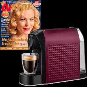 Předplaťte si TV star na rok 
a získejte kávovar Tchibo Cafissimo easy DARK RED v hodnotě 1599 Kč.


Tchibo Cafissimo easy DARK RED
Vychutnat si kávu doma může být tak snadné! Kávovar Cafissimo easy spojuje snadnou obsluhu a moderní design se skvělým požitkem z kávy v té nejlepší kvalitě Tchibo. 
Nyní si můžete užívat skvěle připravené Espresso, Caffè Crema nebo klasickou kávu – podle chuti a nálady – a to velmi snadno, pouze stisknutím jednoho tlačítka. 
S kávovarem Cafissimo easy ve Vaší kuchyni už žádné kávové přání nezůstane nesplněno! 
Díky patentovanému systému trojího tlaku je možné každý druh kávy připravit pomocí optimálního tlaku spařování – takže si vychutnáte svou kávu doma stejně jako ve Vaší oblíbené kavárně. 
Díky širokému výběru kapslí Tchibo perfektně chránících aroma pražené kávy tak můžete druhy kávy po libosti střídat.


Informace o produktu:
Rozměry (š x v x h): cca 12 x 32 x 24,5 cm
Barva: Tmavě červená
Kapacita sběrné nádoby na kapsle: 4 kapsle
Kapacita nádrže na vodu: 650 ml
Výška šálku: max 12,5 cm


Více o produktu na www.tchibo.cz.



Neváhejte a objednávejte ihned, nabídka platí jen do vyčerpání zásob dárků.

Dárky vám rezervujeme dva týdny od objednání předplatného (do té doby je třeba předplatné uhradit).

Dárky zasíláme do 30 dnů od zaplacení na adresu plátce jako balík na poštu. 
Nabídka platí pouze pro předplatné doručované do České republiky.

Předplatné je na 12 měsíců.
Elektronická verze časopisu je k tištěné verzi zcela ZDARMA.

Registrujte se na www.Mojepredplatne.cz a čtěte svůj oblíbený titul až na 4 zařízeních v E-KNIHOVNĚ.