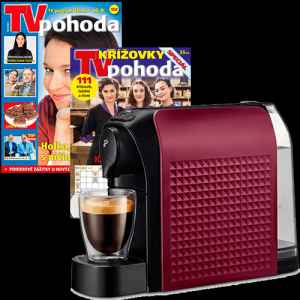 Objednejte si výhodné předplatné TV Pohoda na celý rok 
a získejte kávovar Tchibo Cafissimo easy DARK RED v hodnotě 1599 Kč.


Tchibo Cafissimo easy DARK RED
Vychutnat si kávu doma může být tak snadné! Kávovar Cafissimo easy spojuje snadnou obsluhu a moderní design se skvělým požitkem z kávy v té nejlepší kvalitě Tchibo. 
Nyní si můžete užívat skvěle připravené Espresso, Caffè Crema nebo klasickou kávu – podle chuti a nálady – a to velmi snadno, pouze stisknutím jednoho tlačítka. 
S kávovarem Cafissimo easy ve Vaší kuchyni už žádné kávové přání nezůstane nesplněno! 
Díky patentovanému systému trojího tlaku je možné každý druh kávy připravit pomocí optimálního tlaku spařování – takže si vychutnáte svou kávu doma stejně jako ve Vaší oblíbené kavárně. 
Díky širokému výběru kapslí Tchibo perfektně chránících aroma pražené kávy tak můžete druhy kávy po libosti střídat.


Informace o produktu:
Rozměry (š x v x h): cca 12 x 32 x 24,5 cm
Barva: Tmavě červená
Kapacita sběrné nádoby na kapsle: 4 kapsle
Kapacita nádrže na vodu: 650 ml
Výška šálku: max 12,5 cm


Více o produktu na www.tchibo.cz.



Neváhejte a objednávejte ihned. 
Nabídka platí jen do vyčerpání zásob dárků. 
Dárky vám rezervujeme dva týdny od objednání předplatného (do té doby je třeba předplatné uhradit). 
Dárky zasíláme do 30 dnů od zaplacení na adresu plátce jako balík na poštu.
Nabídka platí pouze pro předplatné doručované do České republiky.


S ročním předplatným TV Pohoda získáte víc než televizní časopis pro vaši pohodu. 
TV Pohoda přináší kromě programů 53 televizních stanic i redakční hodnocení vybraných televizních pořadů, 
aktuální televizní tipy, klepy a klípky z uměleckého prostředí, 
životní příběhy filmových a televizních hvězd, soutěže o hodnotné ceny, tipy pro zdraví a krásu, křížovku.
Předplatné je na 12 měsíců.

Navíc ZDARMA 4x ročně SPECIÁL plný křížovek a luštění.


Elektronická verze časopisu je k tištěné verzi zcela ZDARMA.

Registrujte se na www.Mojepredplatne.cz a čtěte svůj oblíbený titul až na 4 zařízeních v E-KNIHOVNĚ.
