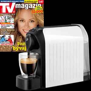 Objednejte si výhodné předplatné na celý rok 
a získejte kávovar Tchibo Cafissimo easy WHITE v hodnotě 1599 Kč.


Tchibo Cafissimo easy WHITE

Dokonalý požitek z kávy v pohodlí domova – easy! V kávovaru Cafissimo easy se snoubí nejjednodušší ovládání a nejmodernější design s maximálním požitkem z kávy v nejvyšší kvalitě Tchibo. 
Vychutnejte si právě teď dokonale připravené Espresso, Caffè Crema nebo kávu podle aktuální chuti a nálady, a to zcela jednoduše stisknutím tlačítka. 
S kávovarem Cafissimo easy si teď milovníci kávy dokážou ve vlastní kuchyni splnit každé přání! Díky patentovanému systému tří tlaků pro spařování kávy je každá kávová specialita připravována pod optimálním tlakem – doma si tak můžete vychutnat skvělou kávu jako z oblíbené kavárny. O vítanou rozmanitost se postará velký sortiment kávových kapslí Tchibo, které jsou dokonale uzavřené pro zachování aromatu.

Informace o produktu:
Rozměry (š x v x h): cca 12 x 32 x 24,5 cm
Objem zásobníku na vodu: 650 ml
Objem zásobníku na použité kapsle: 4 kapsle

Více o produktu na www.tchibo.cz.





Neváhejte a objednávejte ihned. 
Nabídka platí jen do vyčerpání zásob dárků. 
Dárky vám rezervujeme dva týdny od objednání předplatného (do té doby je třeba předplatné uhradit). 
Dárky zasíláme do 30 dnů od zaplacení na adresu plátce - jako balík na poštu.
Nabídka platí pouze pro předplatné doručované do České republiky.



Předplatné je na 12 měsíců.
Elektronická verze časopisu je k tištěné verzi zcela ZDARMA.

Registrujte se na www.Mojepredplatne.cz a čtěte svůj oblíbený titul až na 4 zařízeních v E-KNIHOVNĚ.