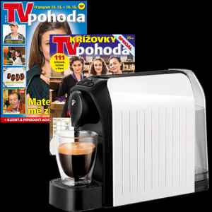 Objednejte si výhodné předplatné TV Pohoda na celý rok 
a získejte kávovar Tchibo Cafissimo easy WHITE v hodnotě 1599 Kč.


Tchibo Cafissimo easy WHITE

Dokonalý požitek z kávy v pohodlí domova – easy! V kávovaru Cafissimo easy se snoubí nejjednodušší ovládání a nejmodernější design s maximálním požitkem z kávy v nejvyšší kvalitě Tchibo. Vychutnejte si právě teď dokonale připravené Espresso, Caffè Crema nebo kávu podle aktuální chuti a nálady, a to zcela jednoduše stisknutím tlačítka. S kávovarem Cafissimo easy si teď milovníci kávy dokážou ve vlastní kuchyni splnit každé přání! Díky patentovanému systému tří tlaků pro spařování kávy je každá kávová specialita připravována pod optimálním tlakem – doma si tak můžete vychutnat skvělou kávu jako z oblíbené kavárny. O vítanou rozmanitost se postará velký sortiment kávových kapslí Tchibo, které jsou dokonale uzavřené pro zachování aromatu.

Informace o produktu:
Rozměry (š x v x h): cca 12 x 32 x 24,5 cm
Objem zásobníku na vodu: 650 ml
Objem zásobníku na použité kapsle: 4 kapsle

Více o produktu na www.tchibo.cz.




Neváhejte a objednávejte ihned. 
Nabídka platí jen do vyčerpání zásob dárků. 
Dárky vám rezervujeme dva týdny od objednání předplatného (do té doby je třeba předplatné uhradit). 
Dárky zasíláme do 30 dnů od zaplacení na adresu plátce jako balík na poštu.
Nabídka platí pouze pro předplatné doručované do České republiky.


S ročním předplatným TV Pohoda získáte víc než televizní časopis pro vaši pohodu. 
TV Pohoda přináší kromě programů 53 televizních stanic i redakční hodnocení vybraných televizních pořadů, 
aktuální televizní tipy, klepy a klípky z uměleckého prostředí, 
životní příběhy filmových a televizních hvězd, soutěže o hodnotné ceny, tipy pro zdraví a krásu, křížovku.
Předplatné je na 12 měsíců.

Navíc ZDARMA 4x ročně SPECIÁL plný křížovek a luštění.


Elektronická verze časopisu je k tištěné verzi zcela ZDARMA.

Registrujte se na www.Mojepredplatne.cz a čtěte svůj oblíbený titul až na 4 zařízeních v E-KNIHOVNĚ.
