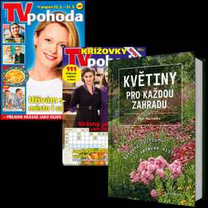 Objednejte si výhodné předplatné TV Pohoda na celý rok 
a získejte knihu Květiny pro každou zahradu v hodnotě 389 Kč.


Květiny pro každou zahradu
Cílem této knihy je představit vám zajímavé druhy či odrůdy a usnadnit výběr pro konkrétní stanoviště, 
ale i vás inspirovat, jaké trvalky zvolit v nejrůznějších zahradních úpravách, 
aby vás pohled na ně těšil od jara do pozdního podzimu.




Neváhejte a objednávejte ihned. 
Nabídka platí jen do vyčerpání zásob dárků. 
Dárky vám rezervujeme dva týdny od objednání předplatného (do té doby je třeba předplatné uhradit). 
Dárky zasíláme do 30 dnů od zaplacení na adresu plátce jako balík na poštu.
Nabídka platí pouze pro předplatné doručované do České republiky.


S ročním předplatným TV Pohoda získáte víc než televizní časopis pro vaši pohodu. 
TV Pohoda přináší kromě programů 53 televizních stanic i redakční hodnocení vybraných televizních pořadů, 
aktuální televizní tipy, klepy a klípky z uměleckého prostředí, 
životní příběhy filmových a televizních hvězd, soutěže o hodnotné ceny, tipy pro zdraví a krásu, křížovku.
Předplatné je na 12 měsíců.

Navíc ZDARMA 4x ročně SPECIÁL plný křížovek a luštění.


Elektronická verze časopisu je k tištěné verzi zcela ZDARMA.

Registrujte se na www.Mojepredplatne.cz a čtěte svůj oblíbený titul až na 4 zařízeních v E-KNIHOVNĚ.
