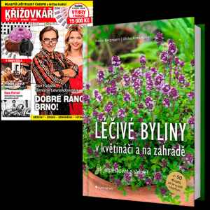 Předplaťte si Křížovkář TV magazín na rok 
a získáte knihu Léčivé byliny v květináči a na zahradě v hodnotě 329 Kč.



Léčivé byliny v květináči a na zahradě 
 
Bylinky přinášejí do našeho života zdraví. 
Nic nestojí, rostou přímo před domovními dveřmi a takřka po celý rok jsou k mání čerstvé. 





Neváhejte a objednávejte ihned, nabídka platí jen do vyčerpání zásob dárků. 
Dárky vám rezervujeme dva týdny od objednání předplatného (do té doby je třeba předplatné uhradit). 
Dárky zasíláme do 30 dnů od zaplacení na adresu plátce jako balík na poštu. 
Nabídka platí pouze pro předplatné doručované do České republiky.


Předplatné je na 12 měsíců.



Elektronická verze časopisu je k tištěné verzi zcela ZDARMA.
Registrujte se na www.Mojepredplatne.cz a čtěte svůj oblíbený titul až na 4 zařízeních v E-KNIHOVNĚ.