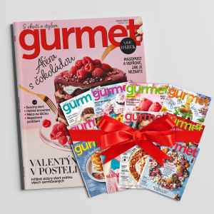 Předplaťte si Gurmet na rok 
a získáte kompletní ročník časopisu Gurmet z roku 2023 jako dárek.


Dárek - všech 12 čísel časopisu Gurmet z roku 2023



Cena zahrnuje poštovné a balné.


Neváhejte a objednávejte ihned. 

Nabídka platí jen do vyčerpání zásob dárků. 
Dárky vám rezervujeme dva týdny od objednání předplatného (do té doby je třeba předplatné uhradit). 
Dárky zasíláme do 30 dnů od zaplacení na adresu plátce - jako balík na poštu.
Nabídka platí pouze pro předplatné doručované do České republiky.


Předplatné je na 12 měsíců.


Elektronická verze časopisu je k tištěné verzi zcela ZDARMA.

Registrujte se na www.Mojepredplatne.cz a čtěte svůj oblíbený titul až na 4 zařízeních v E-KNIHOVNĚ.