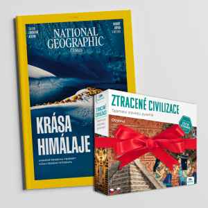 Předplaťte si National Geographic na rok 
a získejte sadu Ztracené civilizace od Albi v hodnotě 899 Kč.


Ztracené civilizace
Historie staré egyptské a mayské civilizace musí být osvětlena. Kdo ukázal komu, jak se staví pyramidy?

Rozluštěte starověké nápisy, prozkoumejte minerály, vyrobte si svou sbírku artefaktů a naučte se zabalit mumii. Dozvíte se spoustu historických zajímavostí. Otevřete objevitelskou sadu Ztracené civilizace, tajemství ukrytá po staletí a dávné umění vám bude vyjeveno.

Sada Ztracené civilizace obsahuje: síran hlinito-draselný (kamenec) 10 g, sádru 430 g, kamencový krystal, obsidián, razítko skarabeus, artefakt Ankh, starověkou minci, formu pána lesů, mumii kotěte, jagoářího boha a bohyni Bastet, razítko talisman, razítko opičí tetovačka, amulet Ah Puch, archeologické nástroje, lžíci, tyčinky na míchání, kádinku, akrylové barvy, lak, štětec, bavlněný obvaz, pěnové polštářky a masku proti prachu.

Věk	8–12. 


Více o hře na www.albi.cz 



Cena zahrnuje poštovné a balné.



Předplatné je na 12 měsíců.


Neváhejte a objednávejte ihned. 
Nabídka platí jen do vyčerpání zásob dárků. 
Dárky vám rezervujeme dva týdny od objednání předplatného (do té doby je třeba předplatné uhradit). 
Dárky zasíláme do 30 dnů od zaplacení na adresu plátce - jako balík na poštu.
Nabídka platí pouze pro předplatné doručované do České republiky.


Předplatné na Slovensko objednávejte ZDE.
Předplatné do zahraniční objednávejte ZDE. 


Předplatitelé časopisu NATIONAL GEOGRAPHIC se stávají členy neziskové organizace National Geographic Society, která podporuje výzkumnou činnost, vzdělávání a šíření geografických znalostí.

V rámci členství mohou být jejich osobní údaje předávány společnosti NATIONAL GEOGRAPHIC PARTNERS, LLC, 1145 17th Street, N.W., 
Washington, D. C. 20036, USA, která je neziskovou organizací z části vlastněna. 

Předání osobních údajů je zabezpečeno Standardní doložkou pro předání osobních údajů do třetích zemí dle rozhodnutí Evropské komise 2021/914/ES. 

National Geographic Česko je balen do biologicky rozložitelného ekologického obalu.



Elektronická verze časopisu je k tištěné verzi zcela ZDARMA.
Registrujte se na www.Mojepredplatne.cz a čtěte svůj oblíbený titul až na 4 zařízeních v E-KNIHOVNĚ.